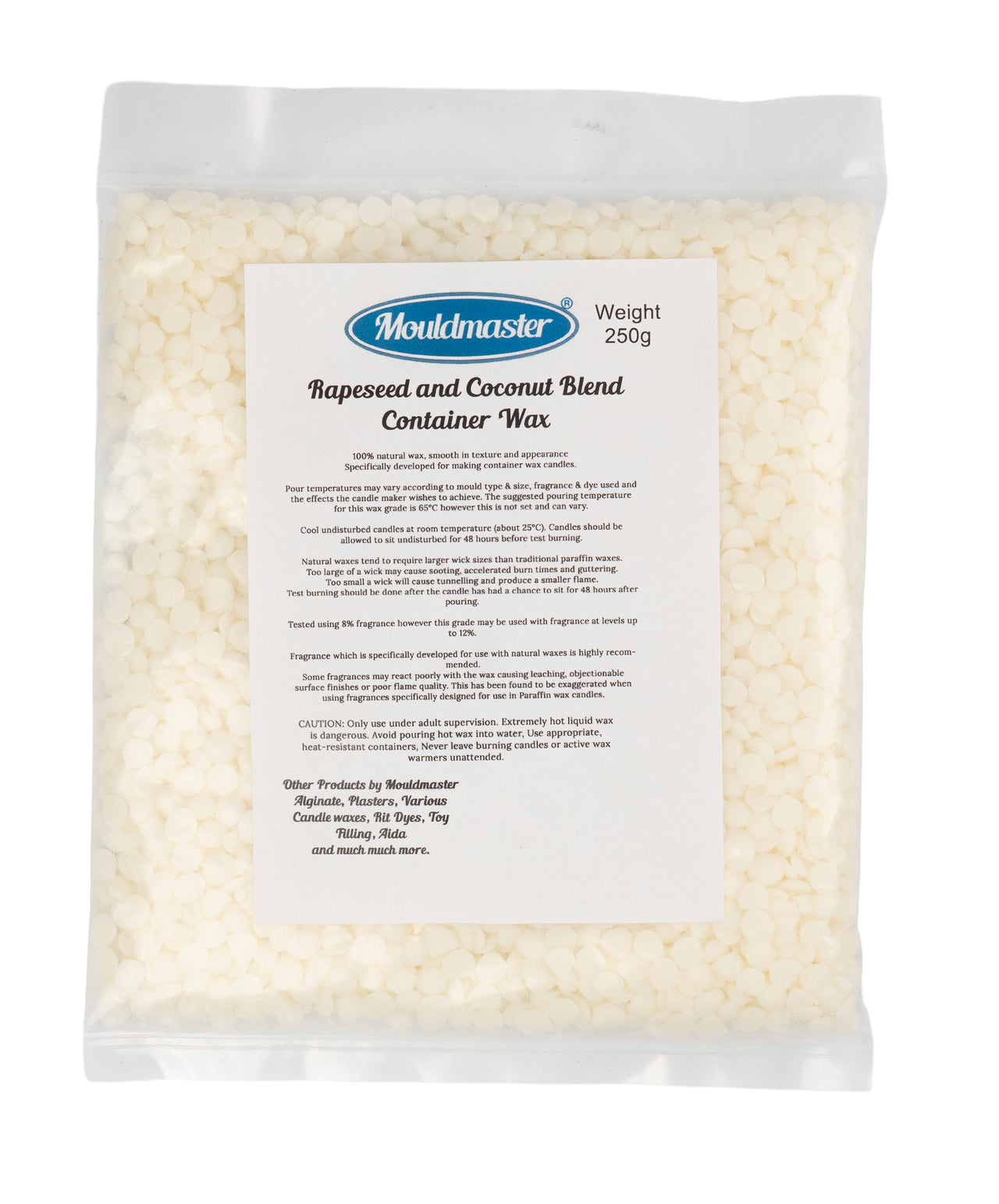 Coconut and Rapeseed Wax For Container Candles