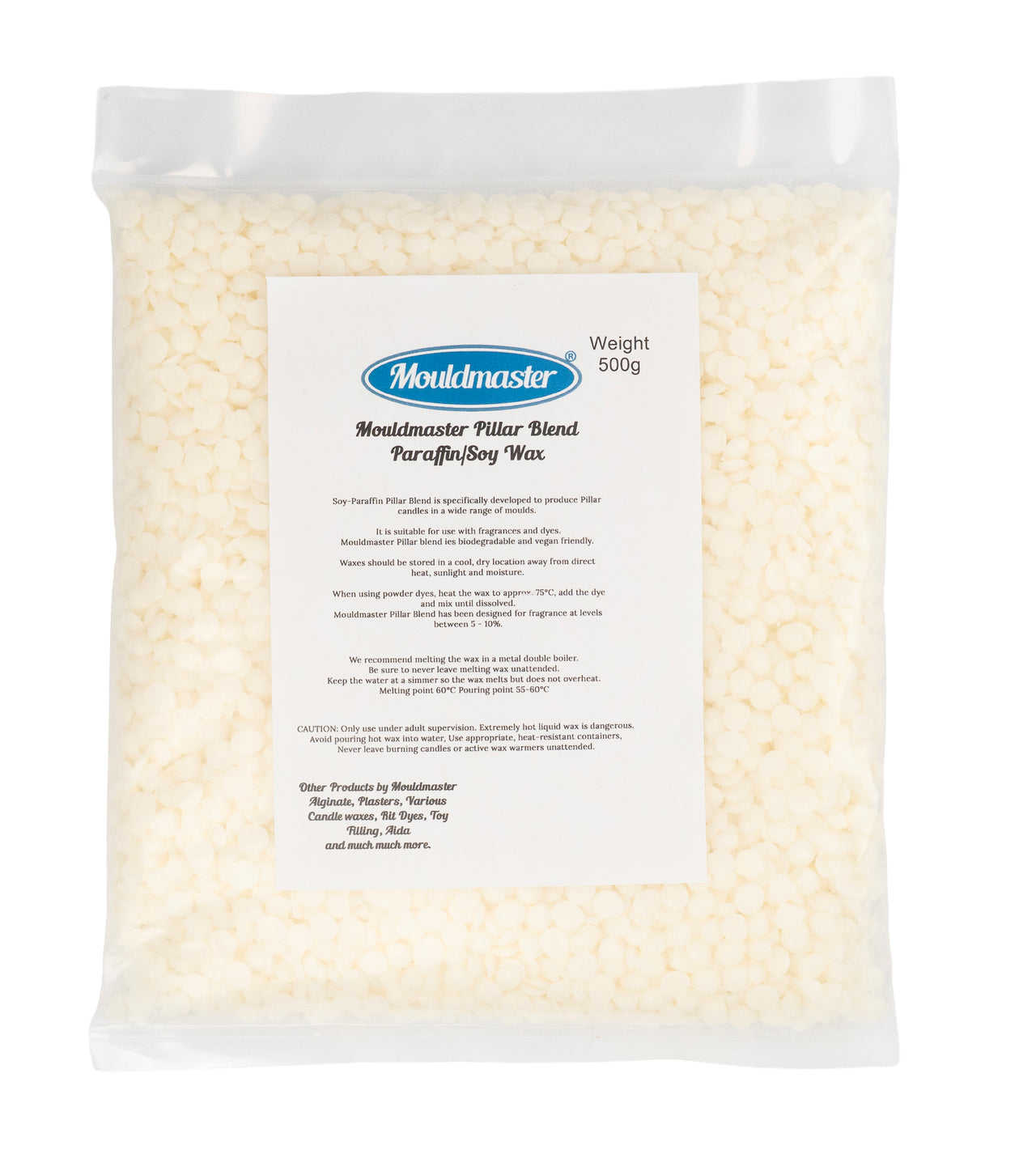 Paraffin & Soy Blend - Pillar Pellet Wax