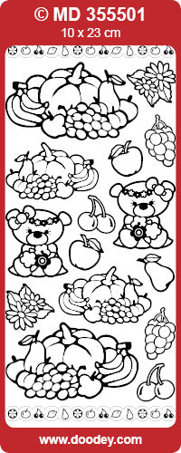 MD355501 Get Well 1  Double Embossed Peel Off