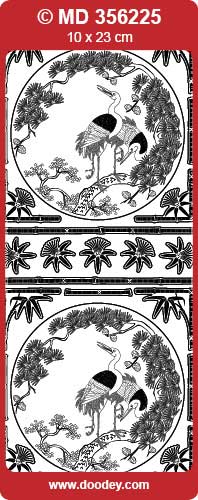 MD356225 Stork Panel Double Embossed Peel Off
