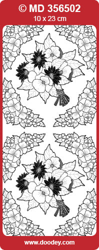 MD356502 Daisy Double Embossed Peel Off