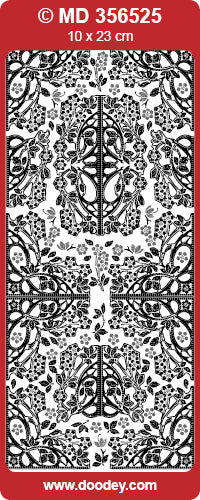 MD356525 Enchanted Forest Double Embossed Peel Off