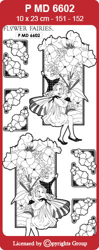 PMD6602 Phlox Flower Fairy Peel off