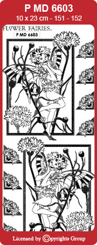 PMD6603 Cornflower Flower Fairy Peel off