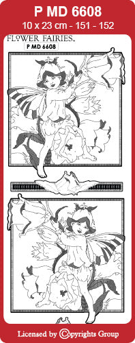 PMD6608 Canterbury Flower Fairy Peel off