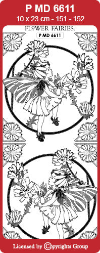 PMD6611 Chicory Flower Fairy Peel Off