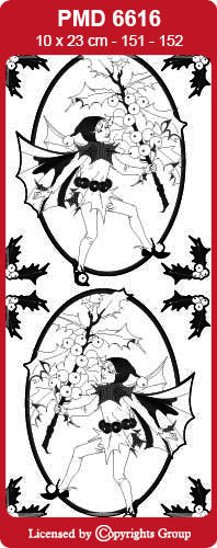PMD6616 Holly Flower Fairy Peel Off