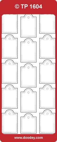 TP1604 Mirror Frames Transparent Peel Off