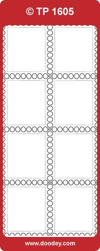 TP1605 Large Regency Frames Transparent Peel Off