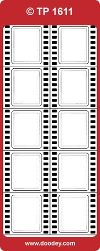 TP1611 Film Strip Transparent Peel Off