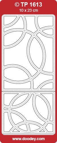TP1613 Circles Transparent  Peel Off