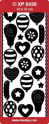 XP6454 Bows Assorted Holographic Peel Off