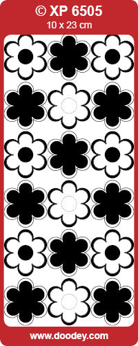 XP6505 Flowers/Various Transparent Peel off