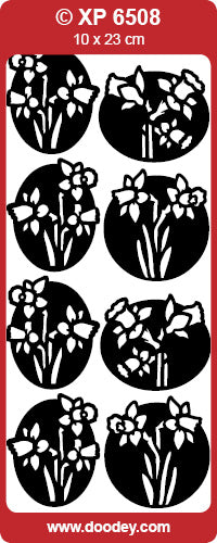 XP6508 Daffodils/Various Holographic Peel Off