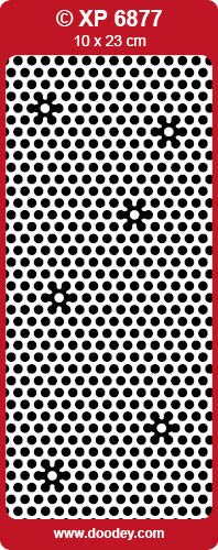 XP6877 Polka Dots Holographic Peel Off