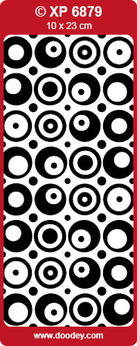 XP6879 Retro Dots Holographic Peel Off
