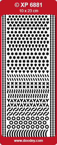 XP6881 Hobby Dots 1 Holographic Peel Off
