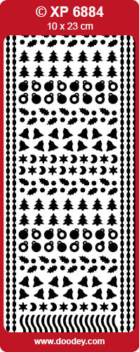 XP6884 Christmas Dots 2 Holographic Peel Off