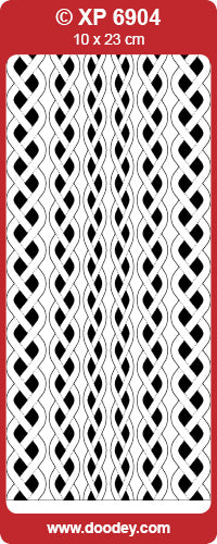 XP6904 Plaited Lines Pastel Peel Off