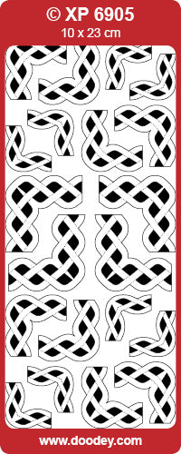 XP6905 Plaited Corners Pastel Peel Off