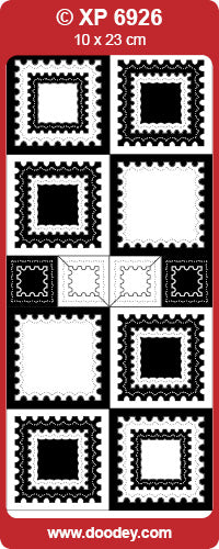 XP6926 Stamp Frame Pastel Peel Off
