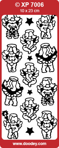 XP7006 Little Angels Transparent Peel off