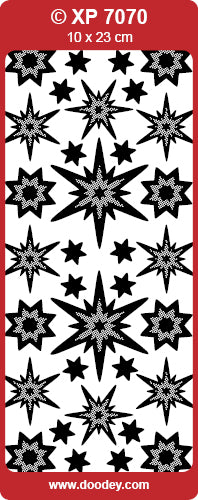 XP7070 Shining Stars Transparent Peel off