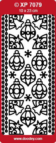 XP7079 Baubles 3 Holographic Peel Off